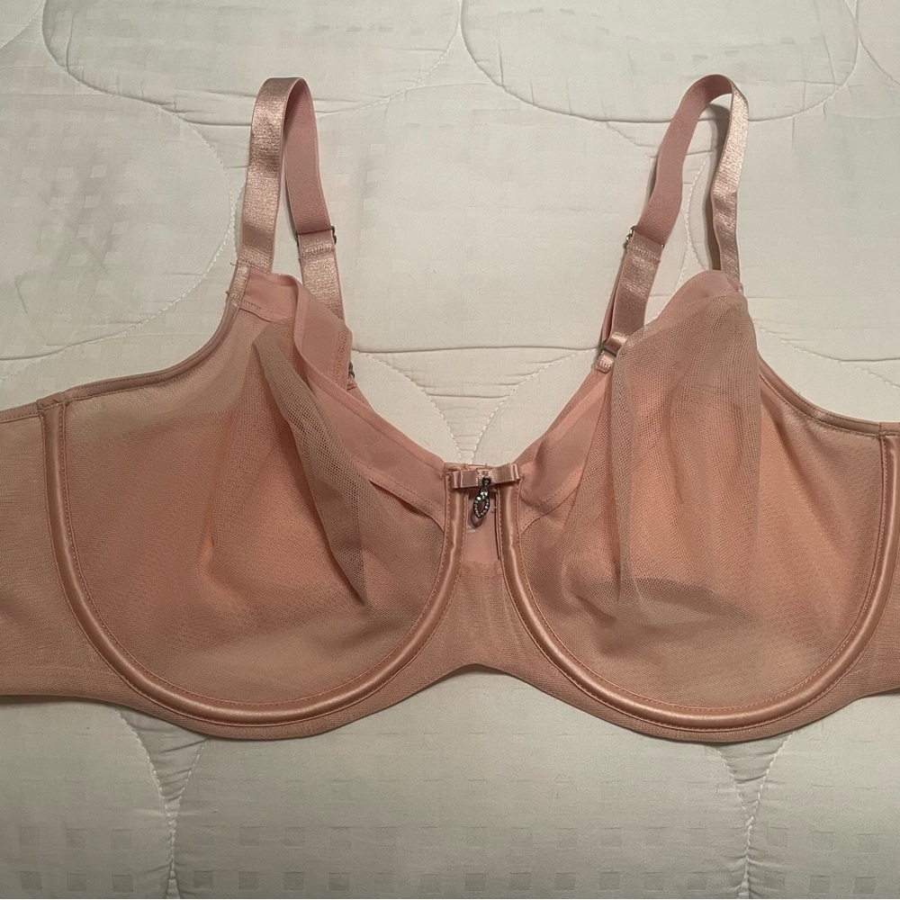 Curvy Couture Blush Unlined Underwire Bra